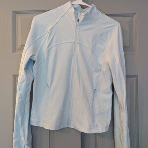 ** SOLD ** lululemon Powder Blue Define Cropped Jacket size 12